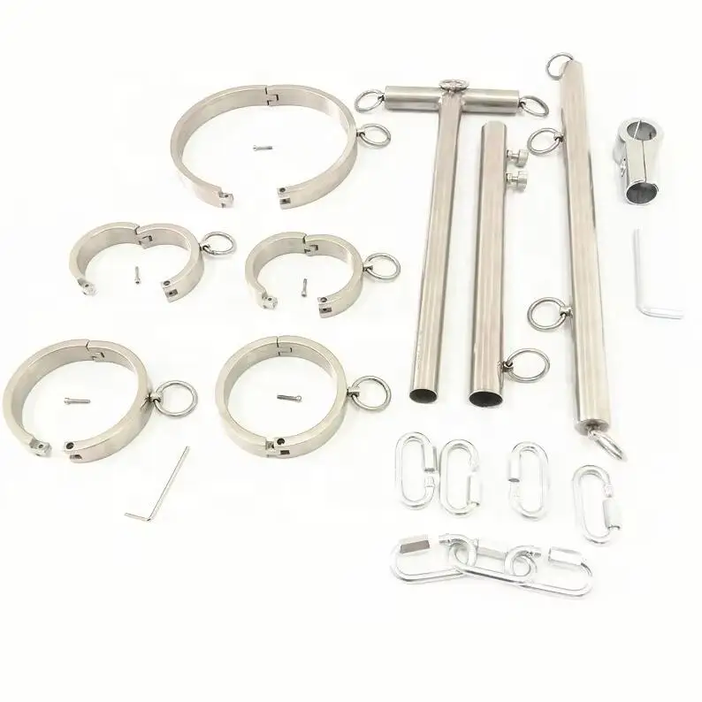 I Like MELO SM collar handcuffs and foot cuffs adult toys stainless steel sex toys men and women wholesale of adult toys%