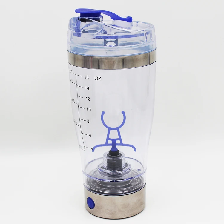 Stainless steel Electric Vortex Mixer Bottle 16 Ounce 450ML 600ml High Torque Battery USB Powered with X Blade Self Stirring Mug
