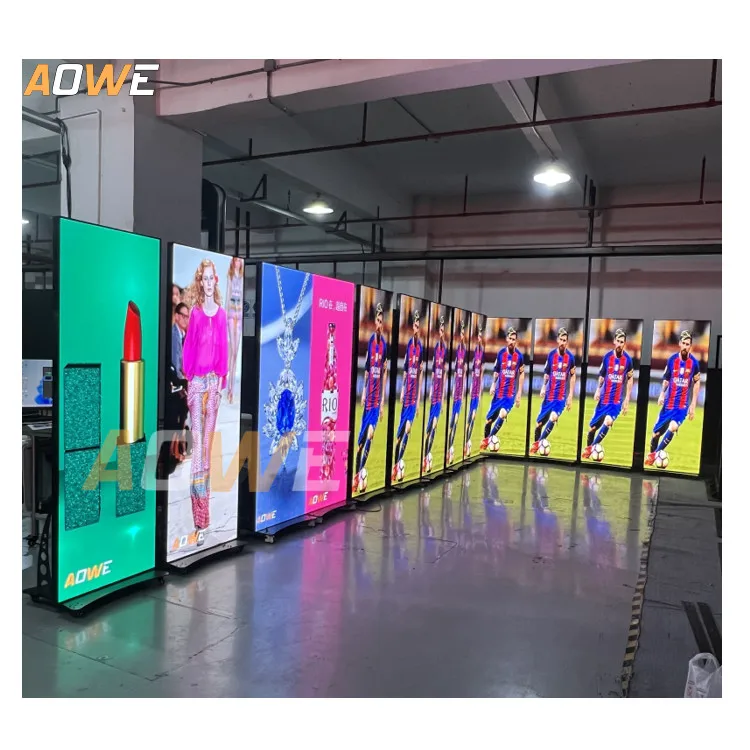 Экран цифровой hd плакат стенд светодиодный экран P2 LED Totem/P2.5 Крытый P1.86 pantalla de Poster дисплей для событий