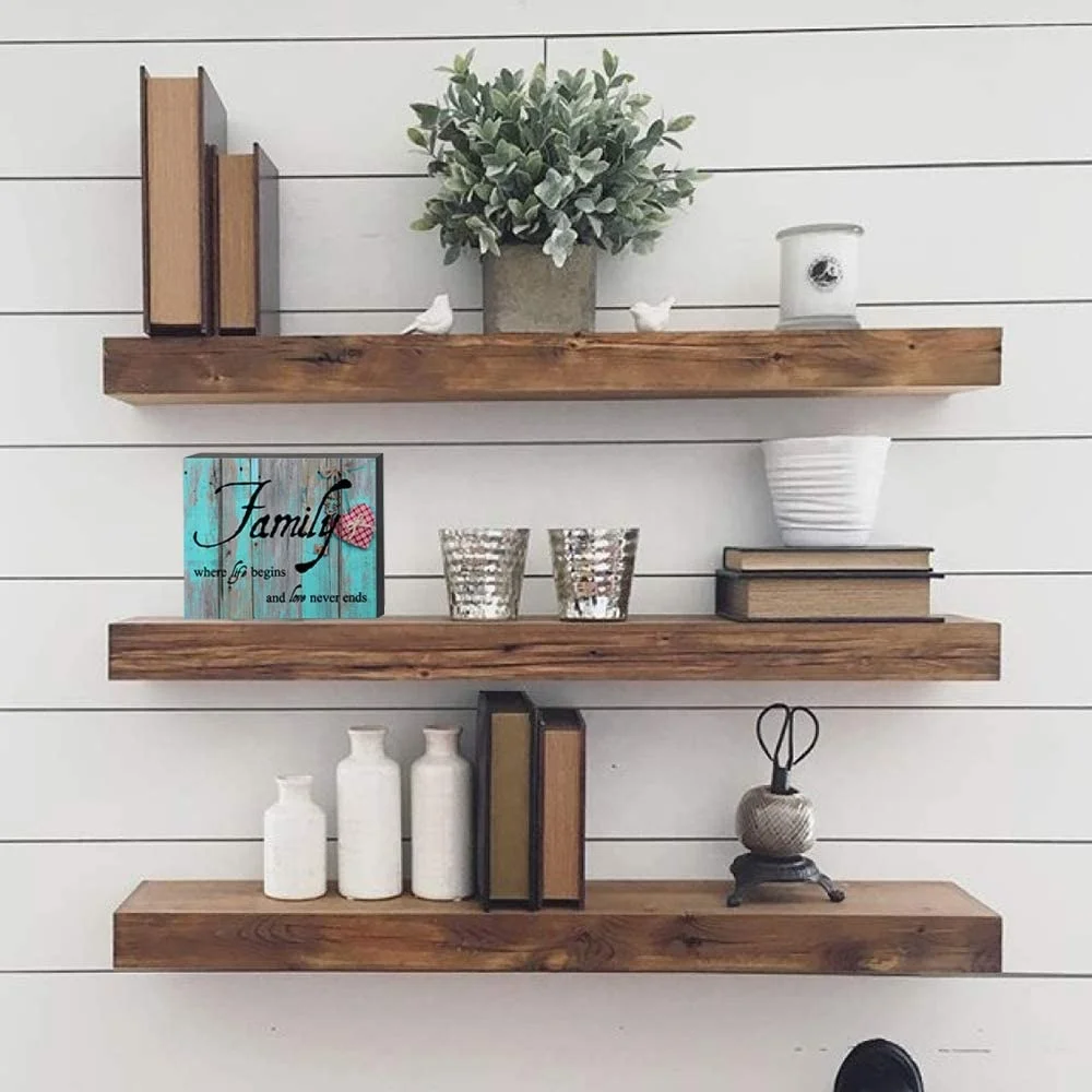 
Wall Box Sign for Home Decor Family Where Life Begins and Love Never Ends 