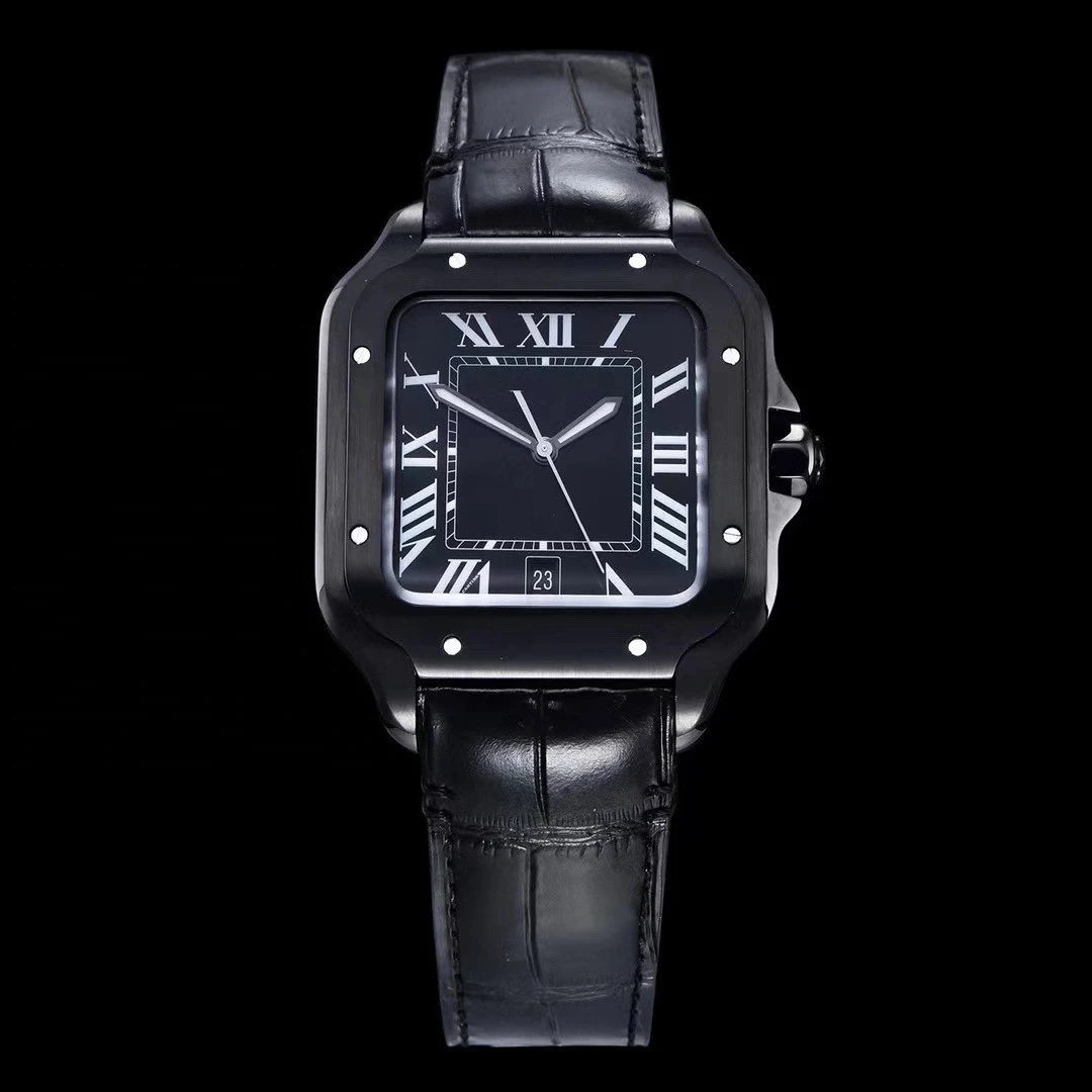 Fashion high-end gentleman casual watch ETA movement Waterproof 39mm Carbon-plated scratch-resistant sapphire watch