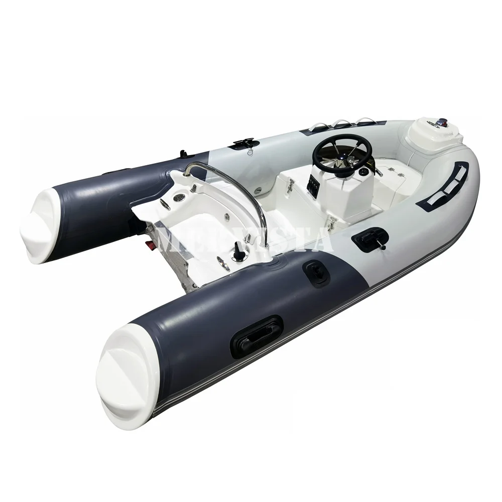 Hot sale 4 People RIB300  Fiberglass Inflatable Fishing Boats For Sale