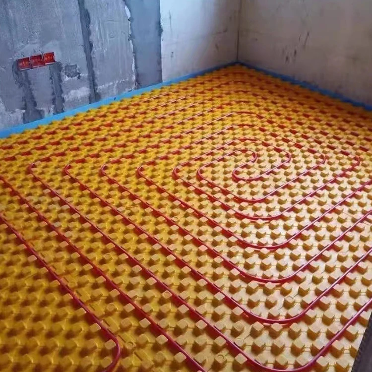 16Mm Eps Moudlar Floor Panels Fit Pex Pert Pipe Eps Foam Insulation Board Underfloor Heating System Eps Floor Heating Panels