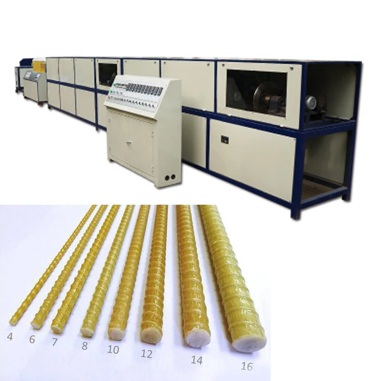 Glass Fiber Bar Production Equipment FRP Fiberglass Rebar Making Machine