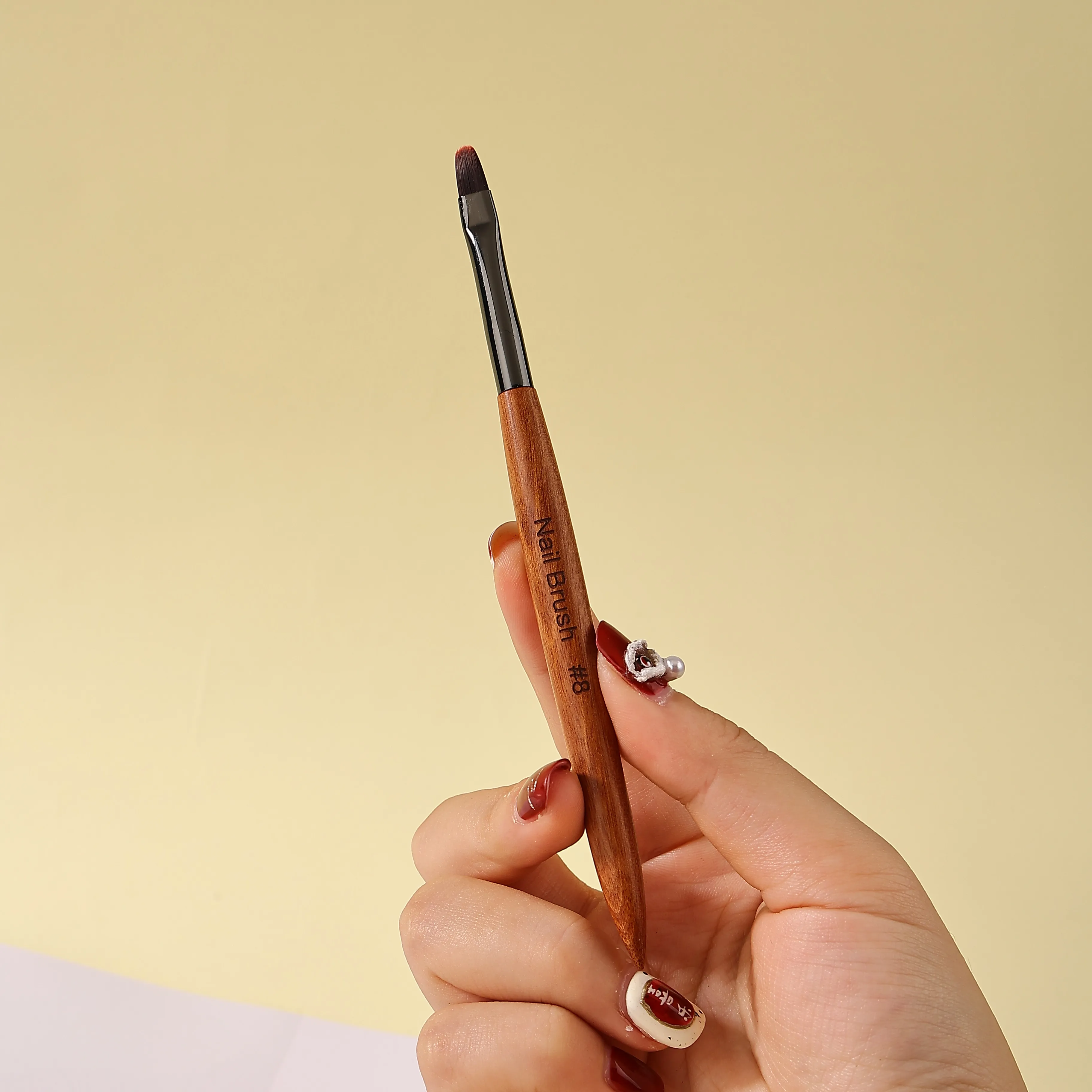 Professional Multi-function Manicure Wooden Handle Pen Brush Set Acrylic Art Nail Brush 12 Different Types Manicure Brush Set