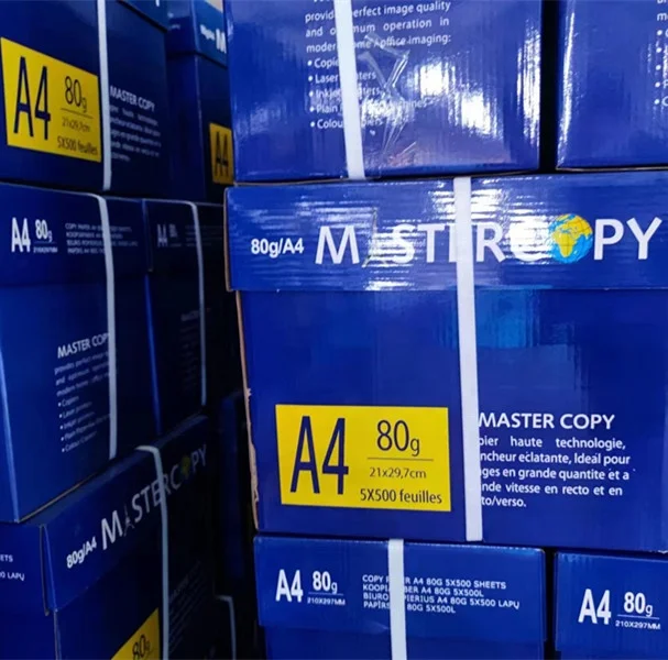 Оптовая продажа бумага для печати на древесной массе белая A4 Размер 500 листы 70 75 80 Gsm