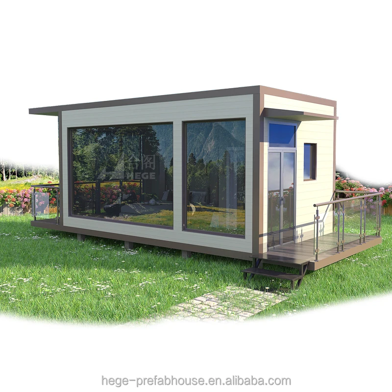 Modern small prefabricated family villa container mobile house