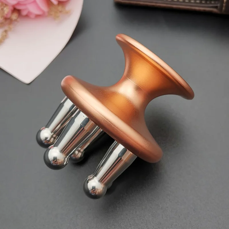 304 Stainless Steel Massage Tools 5-fork Meridian Relaxer Magnetotherapy Lymphatic Meridian Muscle Pushing Tool