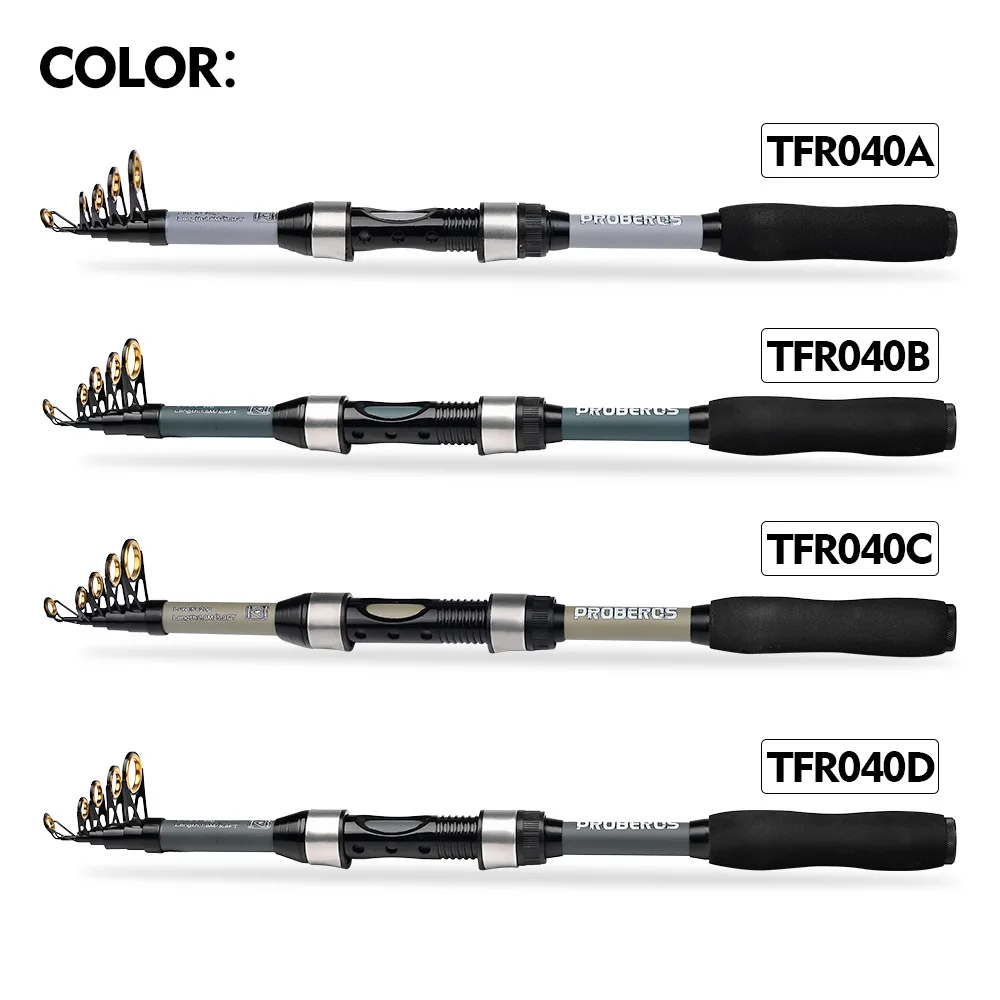 Retractable Mini Four-Color Portable Short-Circuit Super Short Subsea Fishing Spinning Rod