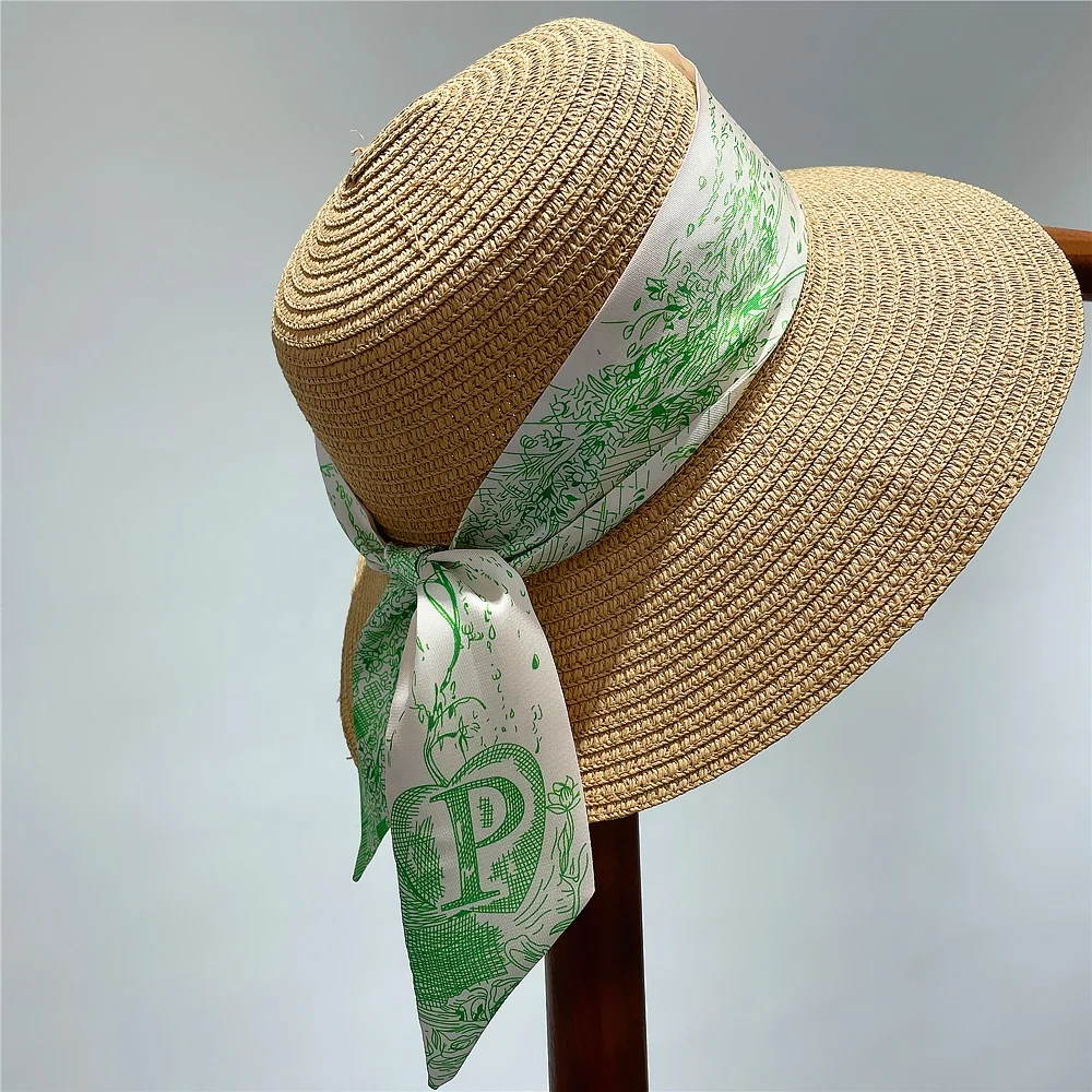 2021 New 26 English Letters Tarot Characters Twill  Bag Narrow Silk Scarf Lady Hair Scarfs