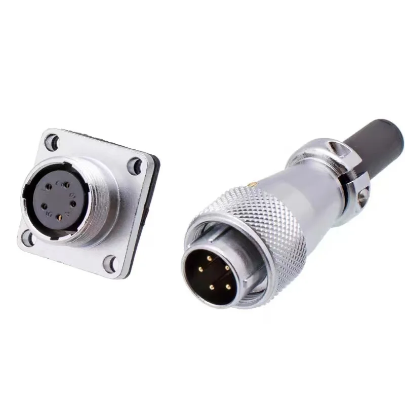 Custom zinc aviation voyage airplane steel square straight female plug