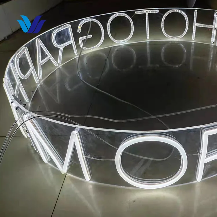 Hongsen outdoor neon sign custom acrylic led neon sign shop board advertising sign neon