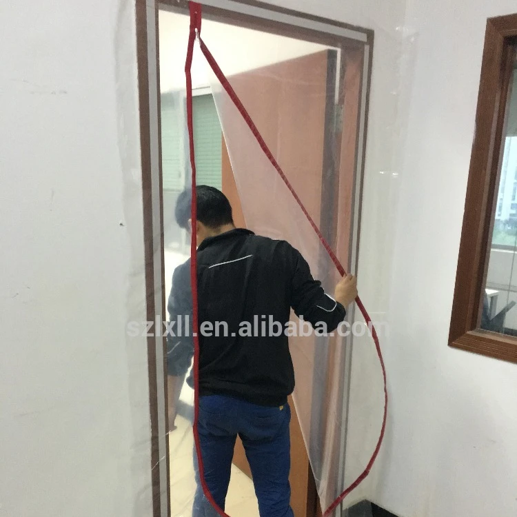 
LDPE zipper door for dust protection 