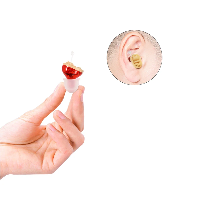New Arrival Hot Sale Mini Hearing Aid CIC Invisible Hearing Aids In Ear Digital Programmable Sound Amplifier For Deaf People