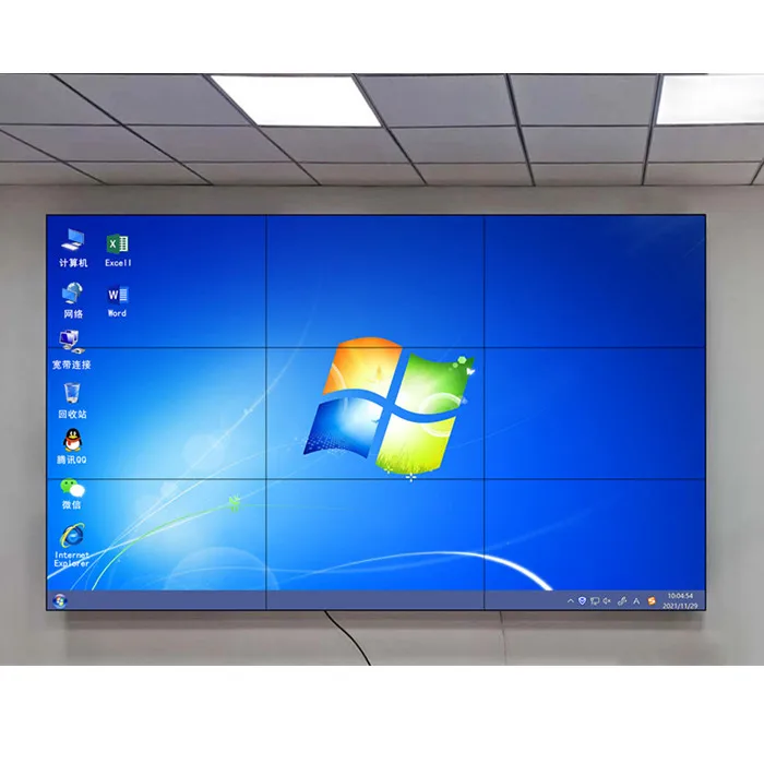 Video Wall Mount Bracket Panel Splicing Screen 49 55inch Advertising Display LCD Did Video Wall Display With LG Panel