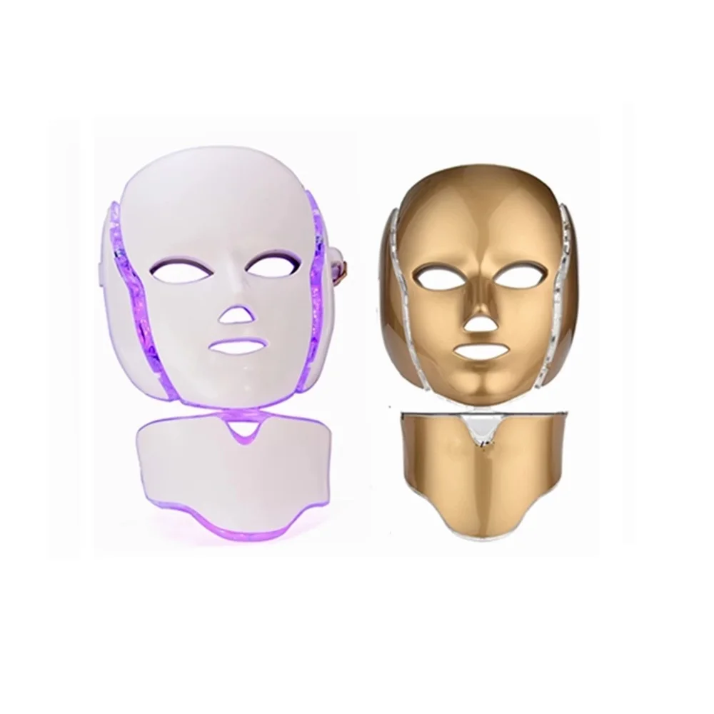 PDT Photon Light Facial Therapy 7 Colors LED Face mask Light Therapy Beauty Device LED Facial mask