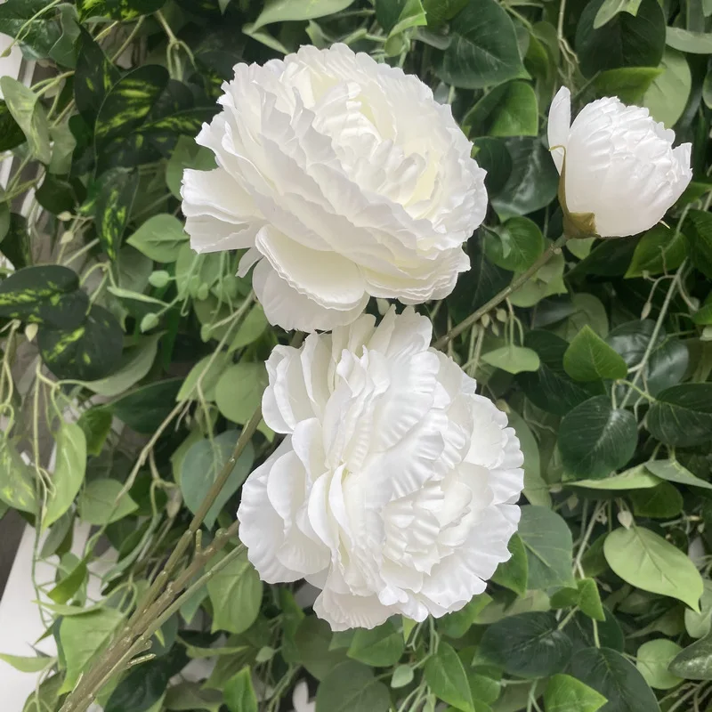 Wholesale Cheap Royal Blue 3 Head Artificial Peonies Flower for Wedding