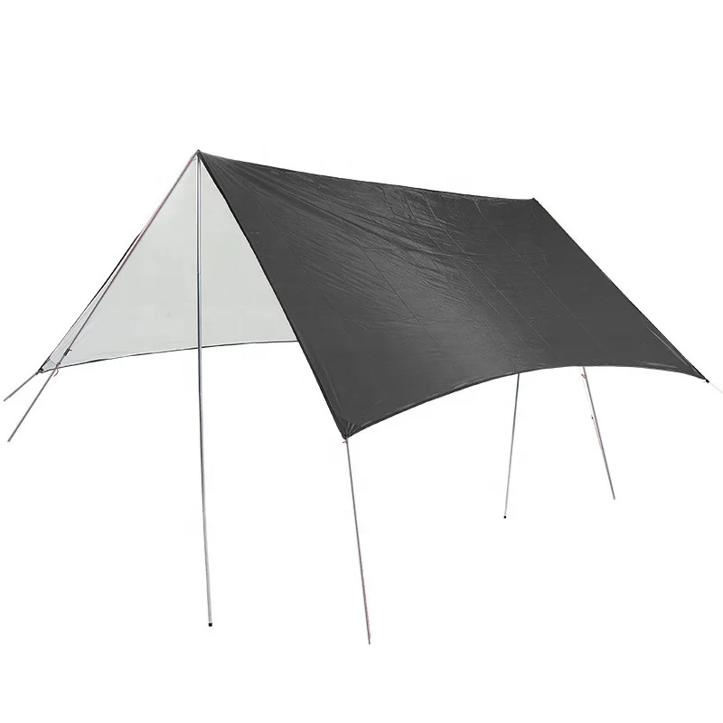  Wholesale 3*3M Square Outdoor Camping Waterproof Hammock Rain Fly Tent Tarp for Tourism Hiking Beach --