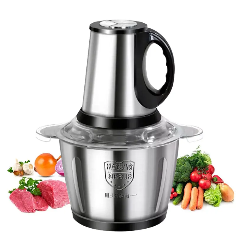 3L Easy Cleaning Ground Meat Chicken Breast Grinder Multi-function Crumble for Carrot Cabbage Puree Salad Making
