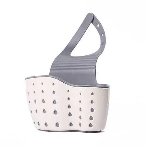 Adjustable Basket Bath Rtorage Rack Drain Sponge Faucet Kitchen Bath Basket