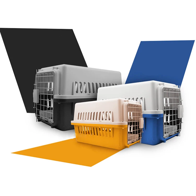High Quality Airline Pet Accessories Plastic Pet Air Carrier Dog Travel Crate Airline Approved Transport Box