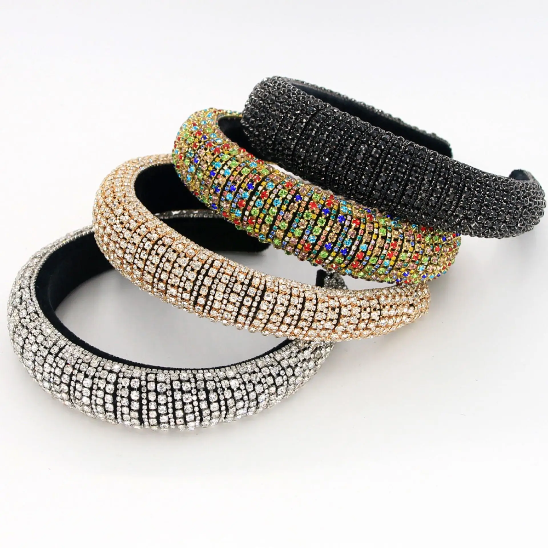 New Jewelry Fashion Rhinestone Headband Pearl Headdress Drop Shipping