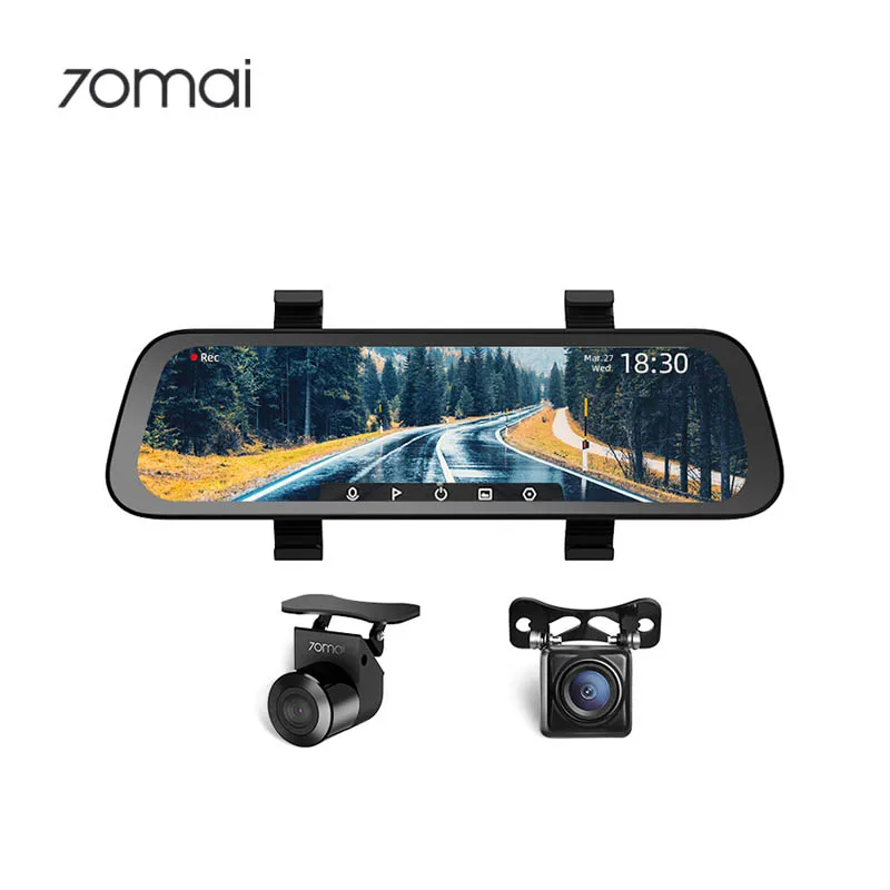 70mai 4G ADAS Car Dashcam Android 8.1 WiFi DVR Camera FHD 1080P Dual Lens Auto Dash Cam Navigator GPS Parking Monitor