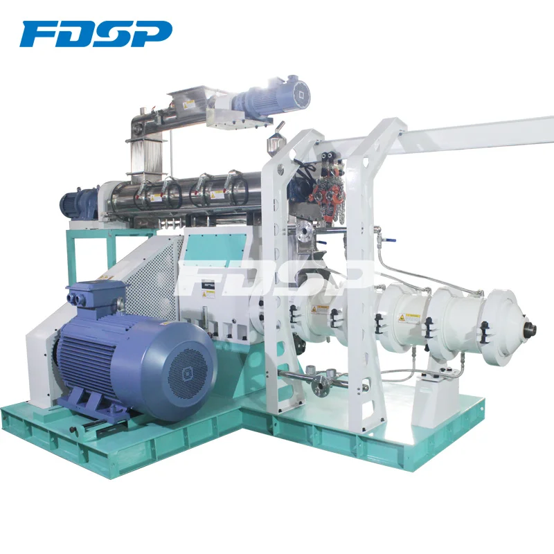 SPHG series Soy extruded plant raw material extruding  machine as the feed ingredient