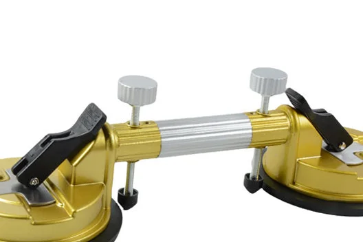Double Handle Suction Cup 2 Heads Adjustable Suction Lifter for Stone Ceramic Tile Glass Sucker Plate