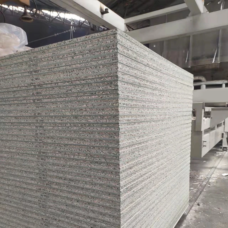 high quality 18mm white high gloss melamine Particle board melamine chipboard panel for sale