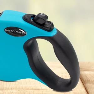 LEAD PET Retractable Dog Leash With Anti-Slip Handle 16 ft Strong Nylon Reflective Tape One Handed Brake Free Movement