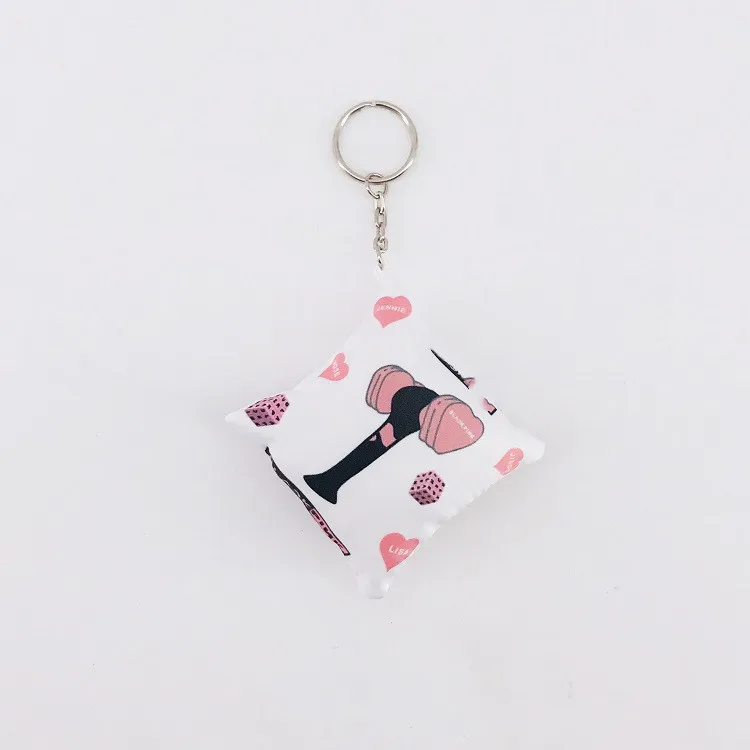 Mini Dakimakura Keyholder Cute Plush Small Pendant Cute Toy Doll Anime Keychain Pillow Holder High Quality Pendant Keyring