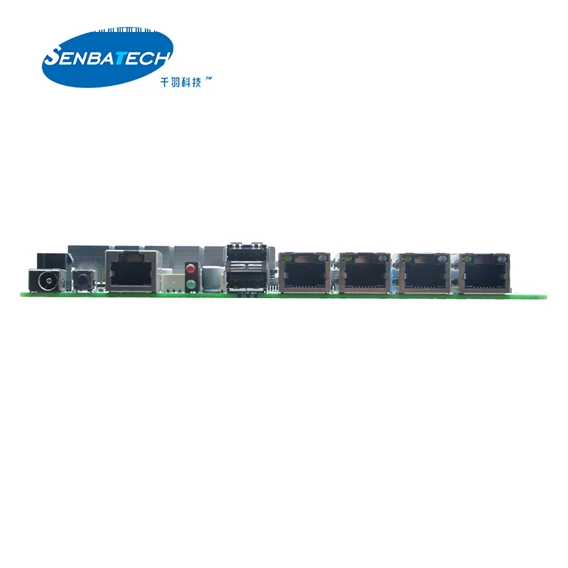 ITX-M9F J1900 Firewall Motherboard with 4 Lan VGA DDR3L 6 USB 2 COM SIM Mini PCIE Support WIFI Linux Router Firewall Motherboard