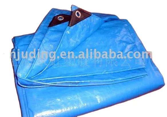 PE Laminated Tarpaulin with label card packing