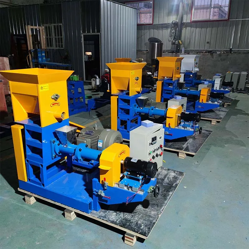 Electric Motor 30-40kg/h fish feed production line fish pellet extruder