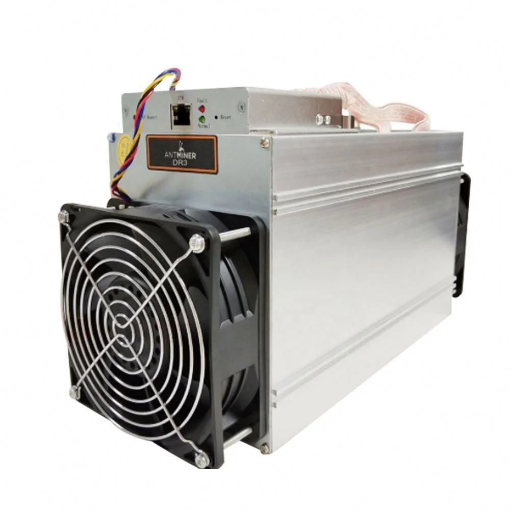 Б/у Antminer DR3 7.8 м/s Dash монета Bitmain Antminer с быстрой доставкой врубовая машина
