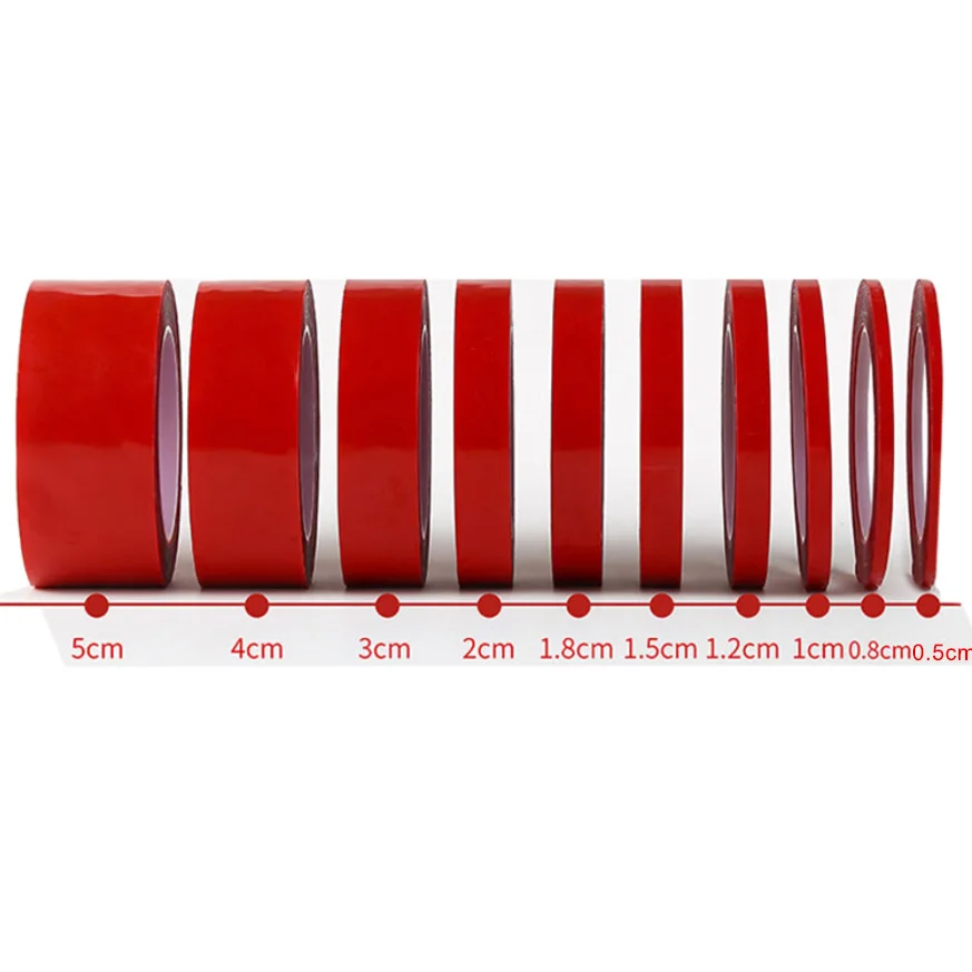 Clear Double Sided Adhesive Tape Heavy-Duty Waterproof Foam Tape Suitable For Rv Led Light Strip