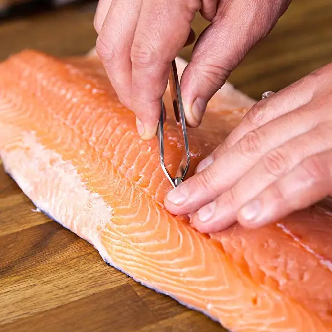 Пинцет для рыбной кости, нож для чистки рыбы, пинцет для удаления волос