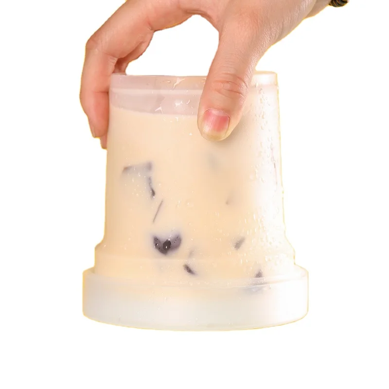 OEM Customized Designs Low Price Ready To Ship Clear Reusable Coffee Plastic Cup