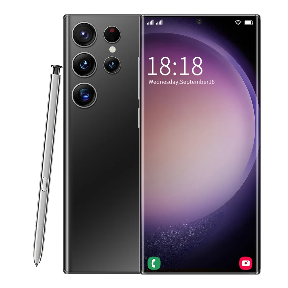 S23 Ultra 5G Fast Charging Smart phones Have Logo and Original Package 7.3 FHD Screen Android 13 Celular Unlocked Mobile Phone