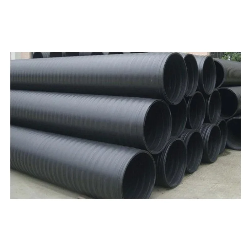 Высококачественный производитель HDPE с двойными плоскими стенками полые намоточные трубы из стали и пластика композитные подземные канализационные