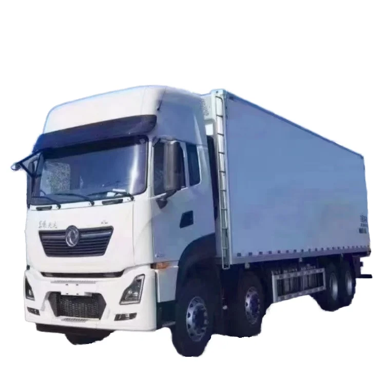 China Dongfeng Tianlong KL High end Large Refrigerated Truck High roof Double Pillow Carriage