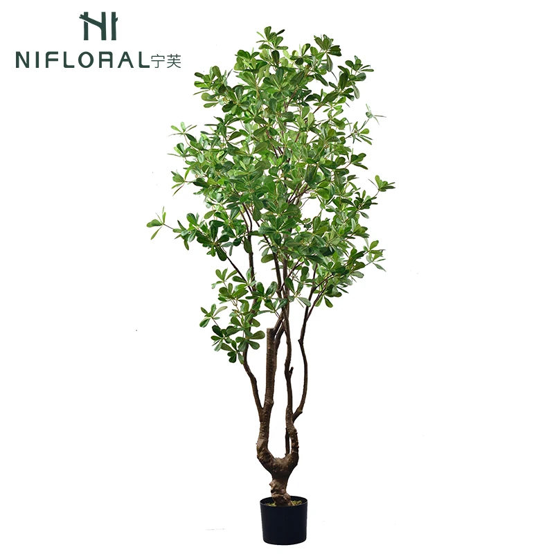 Nifloral NEW Design High Quality Artificial Indoor Trees 185CM Fake Decoration Tree Wholesale