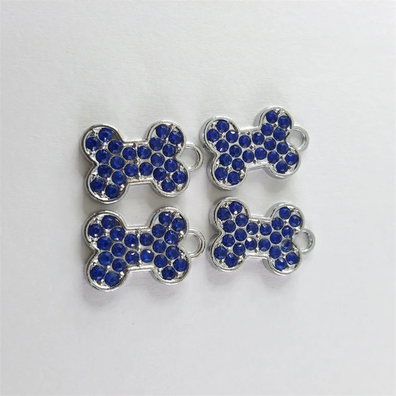 Rhinestone Bone Wholesale Rhinestone charms Dog Bone Pendant for Jewelry Making