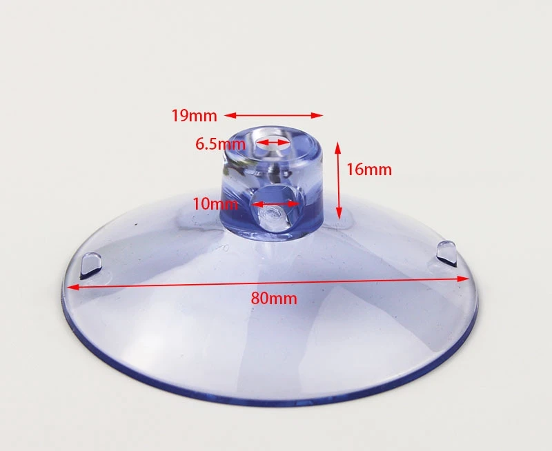 80mm clear Cat Window Bed Suction Cup Replacement for Cat Window Seat