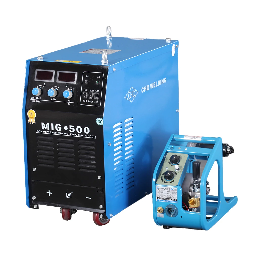 MIG-500C Dual IGBT Inverter  380V ARC Welders Gas Welding Equipment For Light Industry