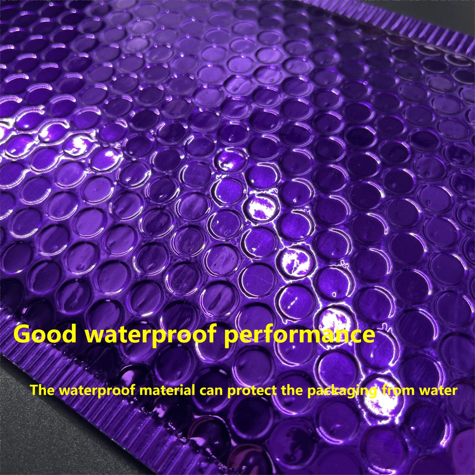 Personalized Design Printed Purple Poly Mailer Cheap Bubble Envelopes Postal Packaging Bags with bubble