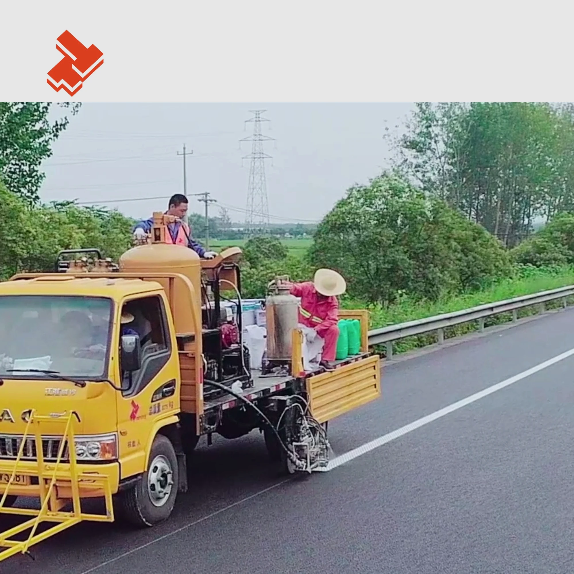 Environmental Cold Plastic Road Marking Paint/Two component paint MMA