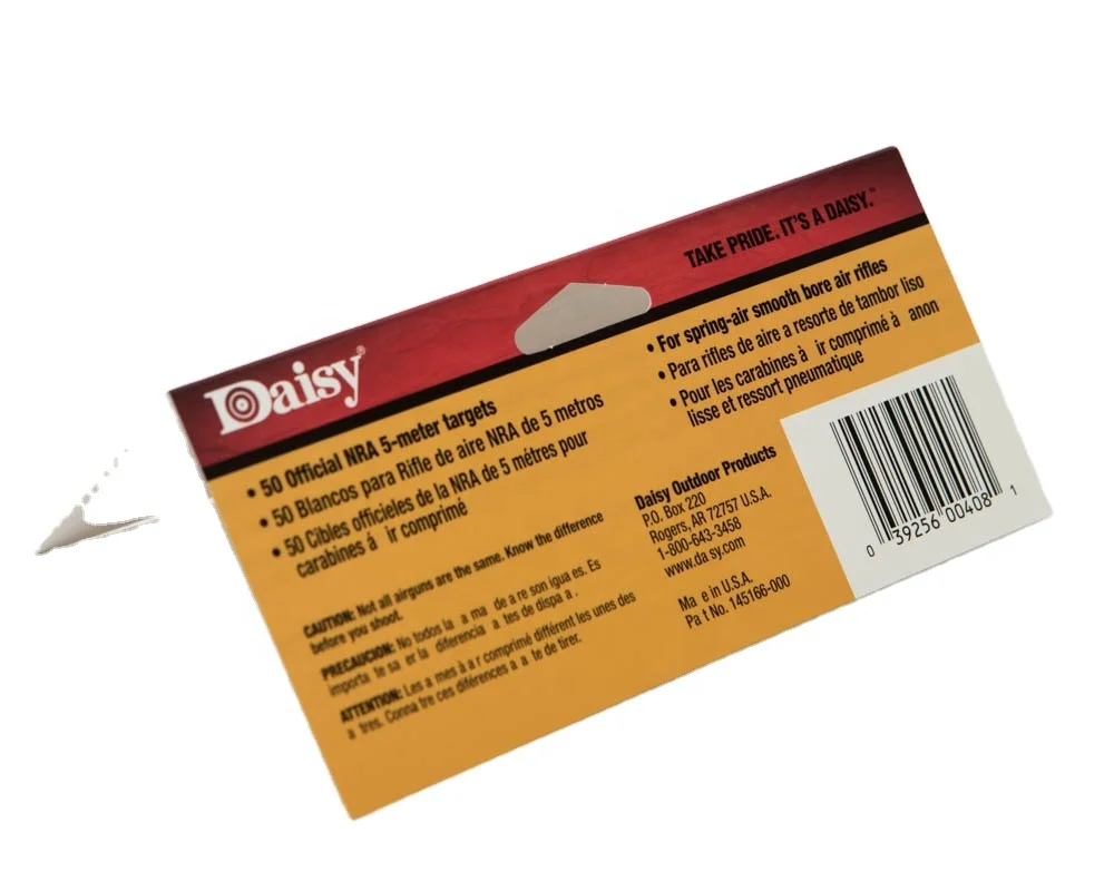 
Custom Color Printed Paper Card Header Card 