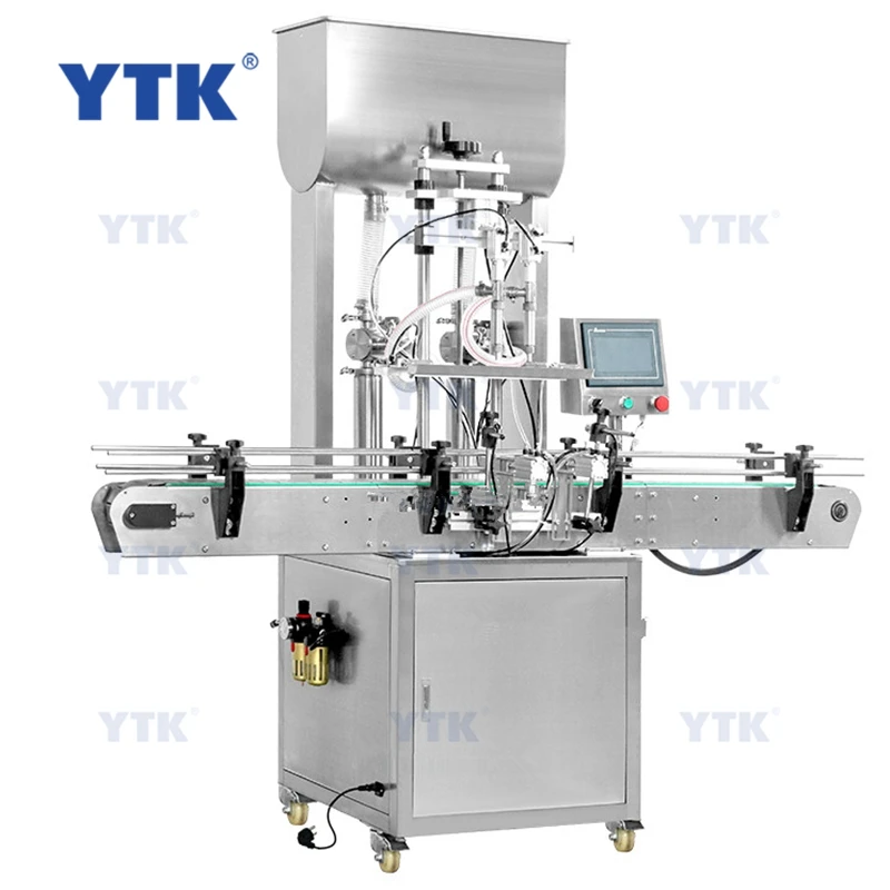 100-1000M  2 Heads Automatic Fruit Juice Soap Cream Lotion Glass Oil Bottle Beverage Filler Peanut Butter Paste Filling Machines